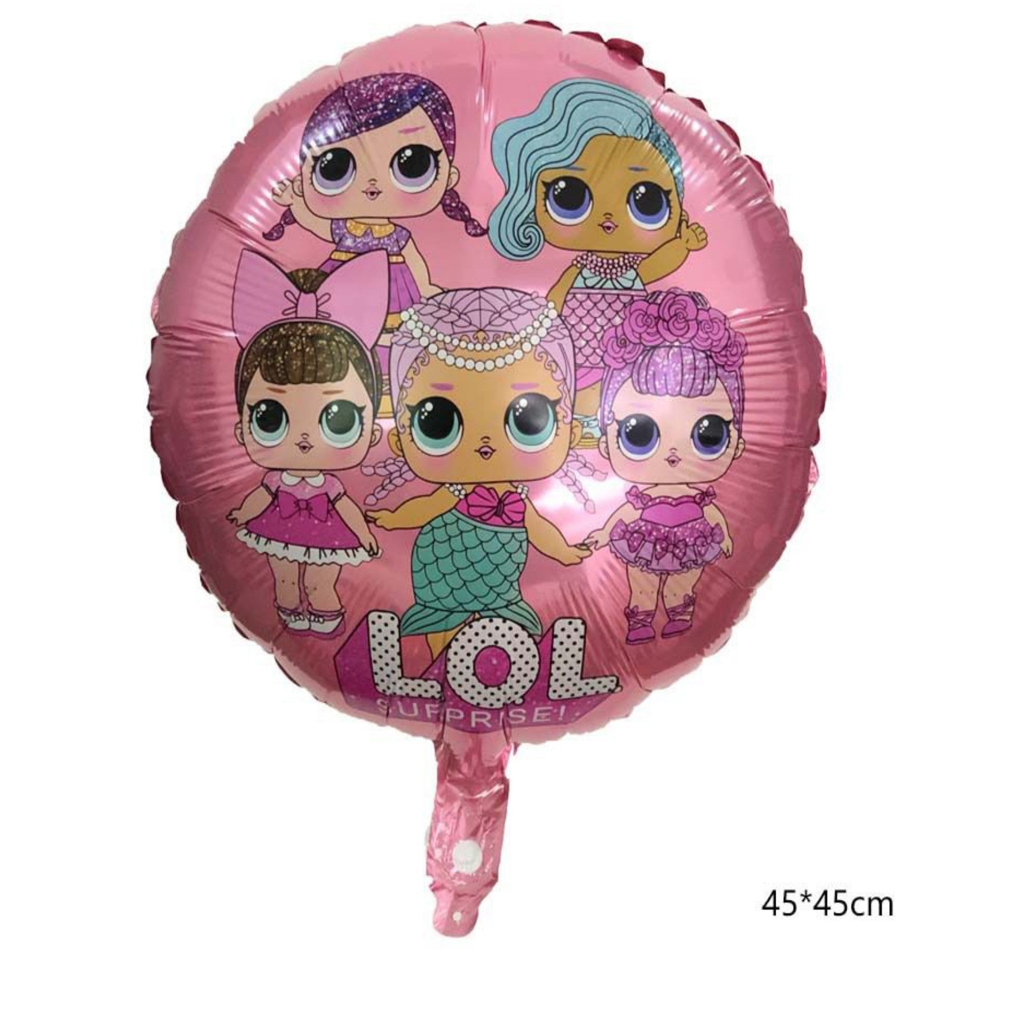 Globos De Cumpleaños 38 Pzas Decoración Kit De Fiesta Lol