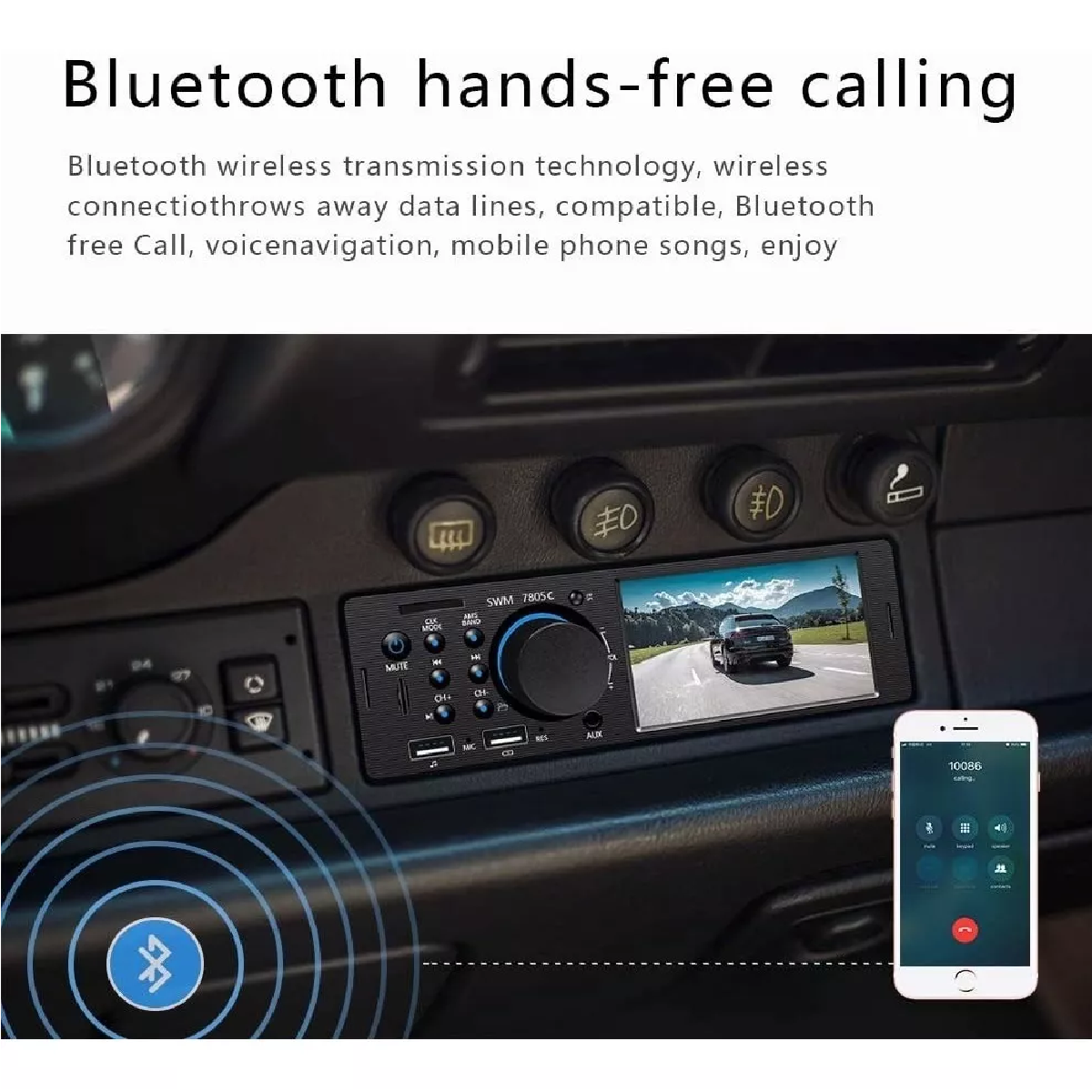 Radio Auto Sony DSXA410BT BT USB AUX 1 din Bluetooth – Electrónica Visión