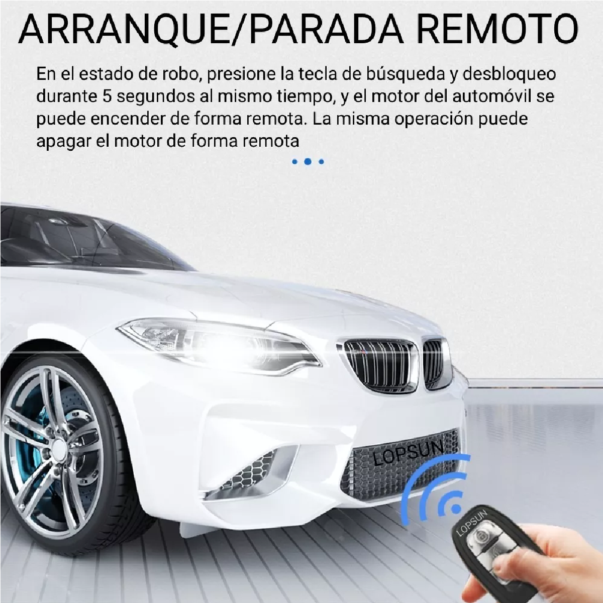 Auto Llave Presencia Botón Encendido Antirrobo