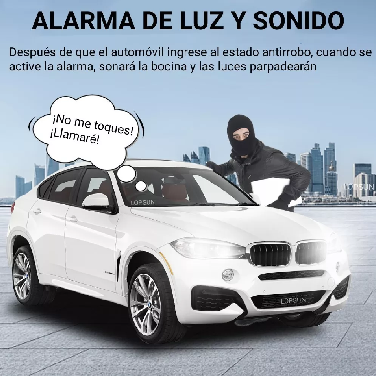 Auto Llave Presencia Botón Encendido Antirrobo