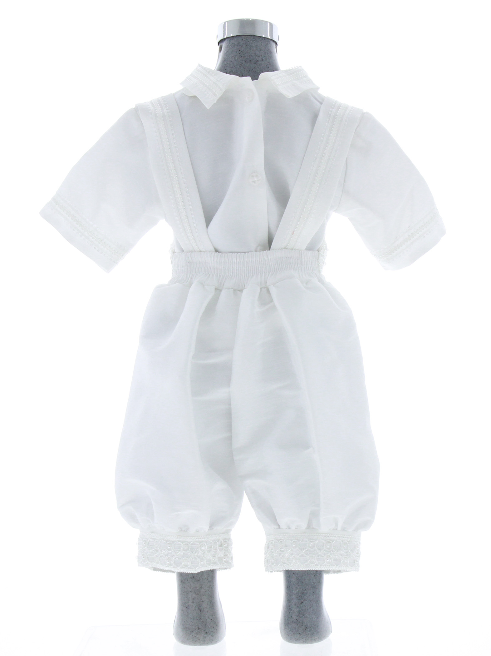 Ropón Bautizo Niño con Kit de Vela y Sabana 3469 0 a 4 Años.