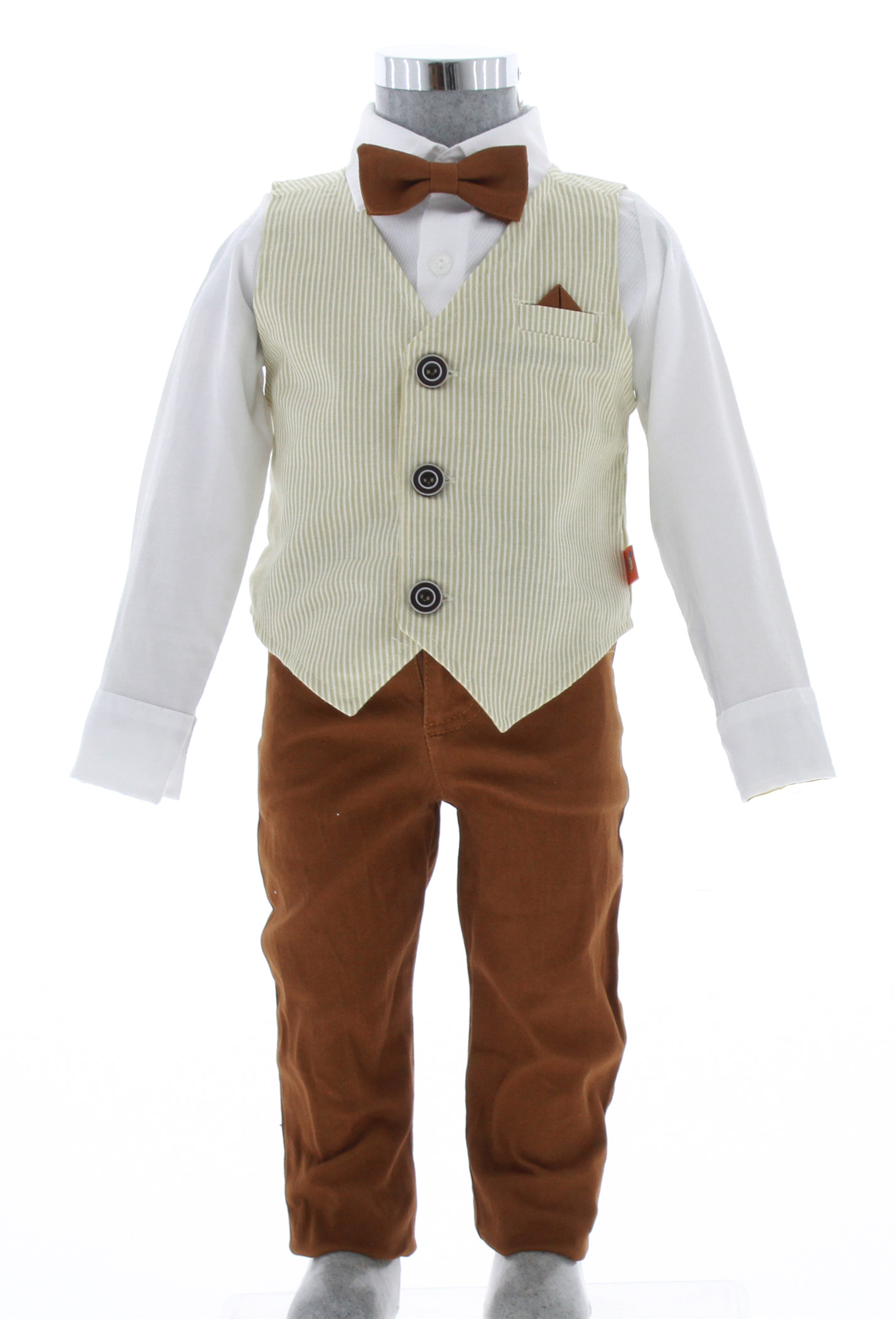 Conjunto Niño Chaleco,  Pantalon y Camisa 3475  1 a 8 Años