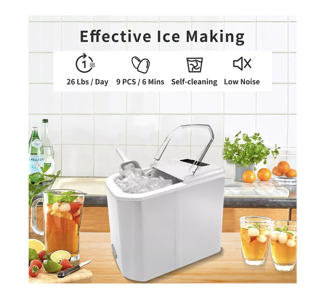 Ice Maker Maquina Para Hacer Hielo Portatil