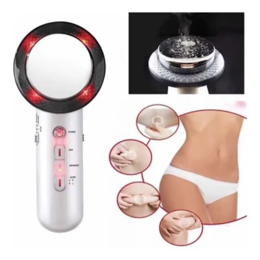 Masajeador 3 en 1  Ultrasonico Galvanica EMS 