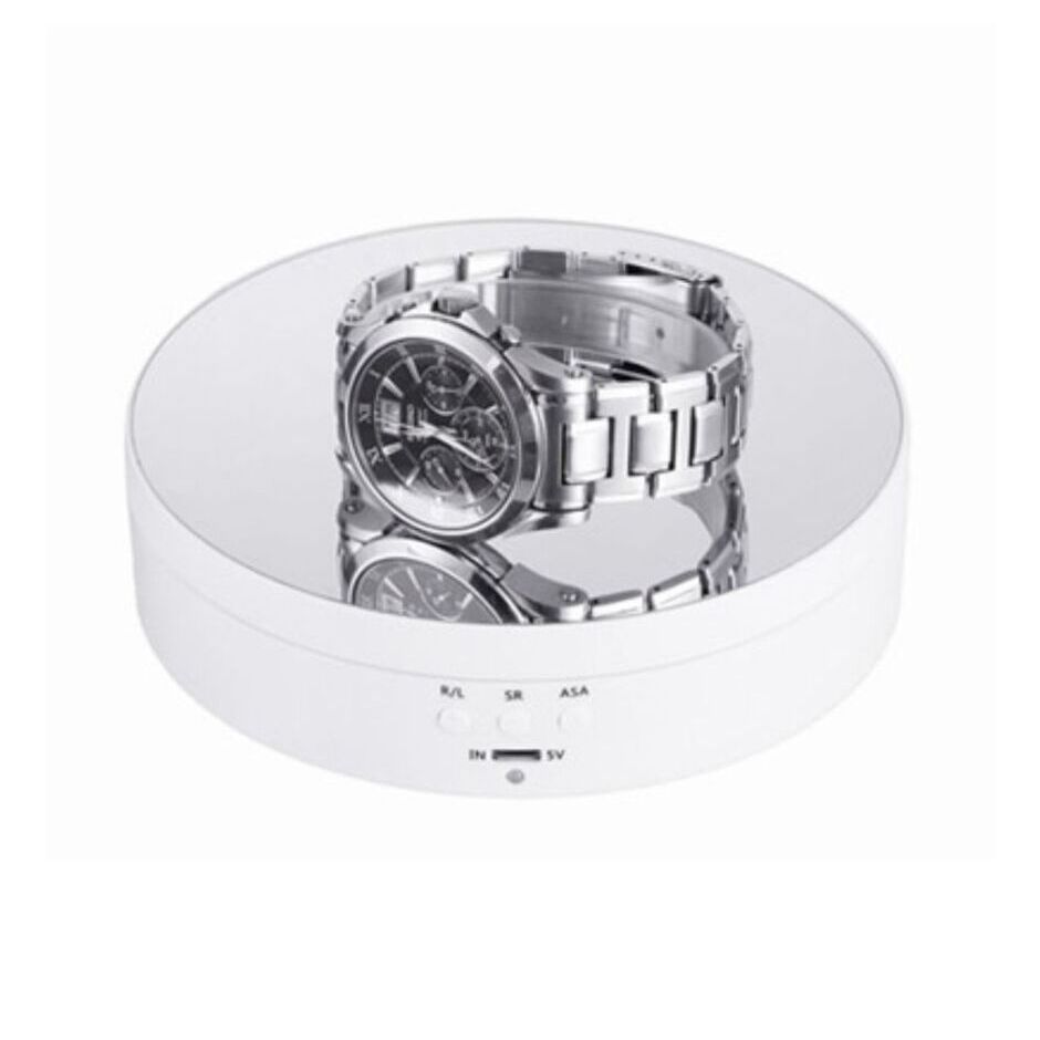 Base Plataforma Exhibición Fotografía Productos  360 Giratoria