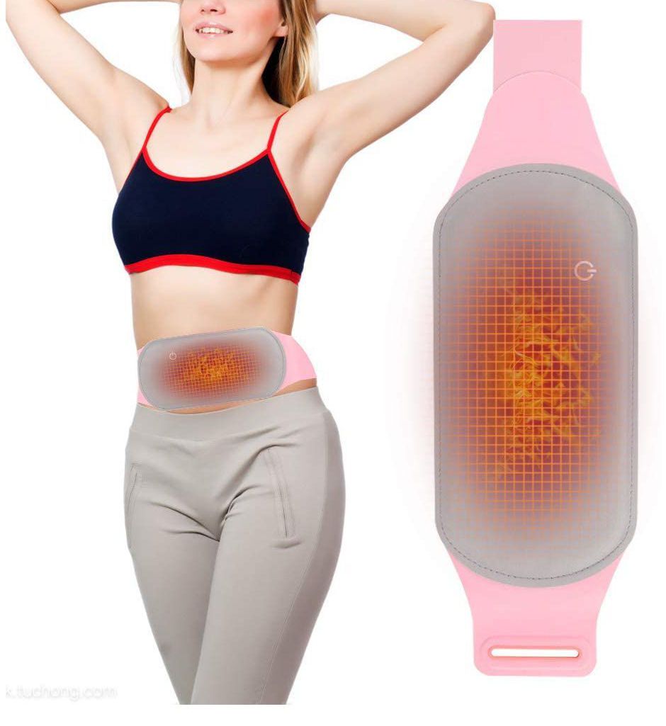 Cinturon Termico Vibracion Para Espalda Colicos Cuello Usb