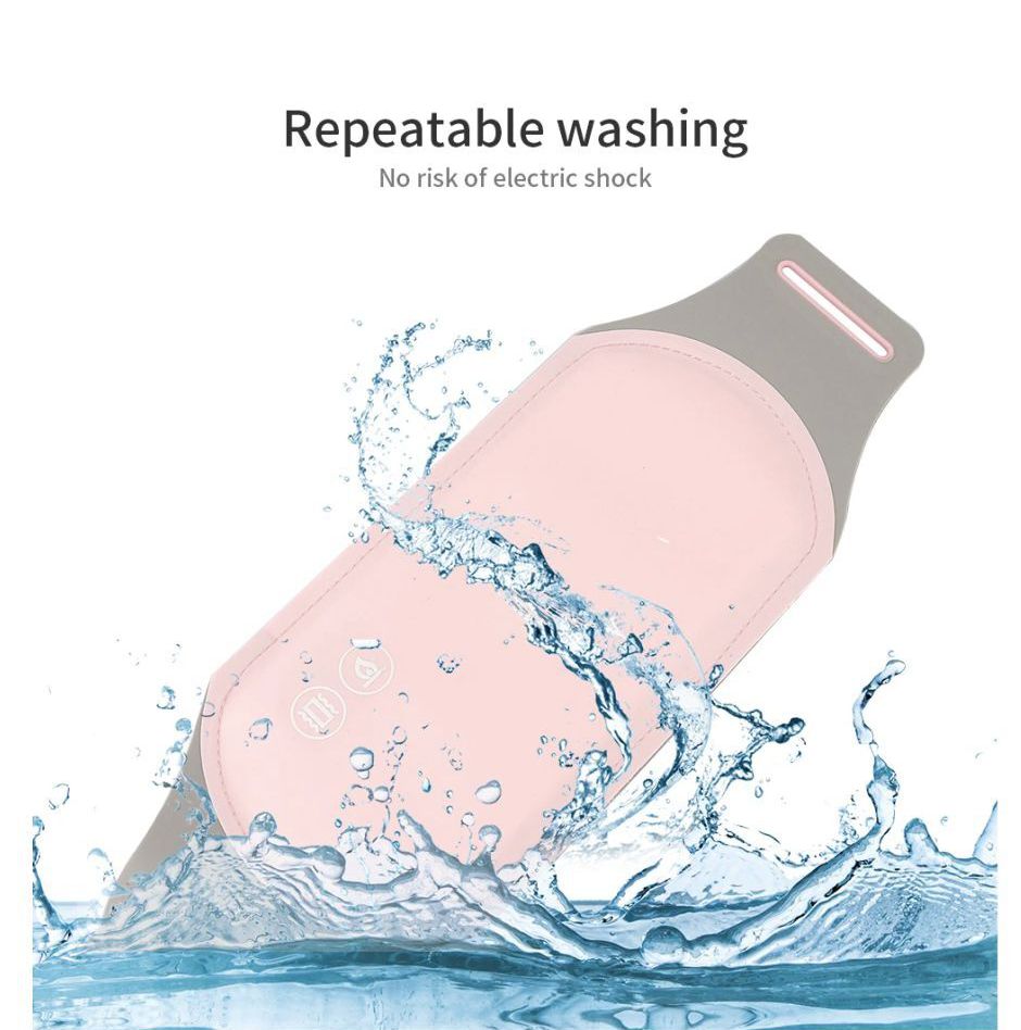 Cinturon Termico Vibracion Para Espalda Colicos Cuello Usb