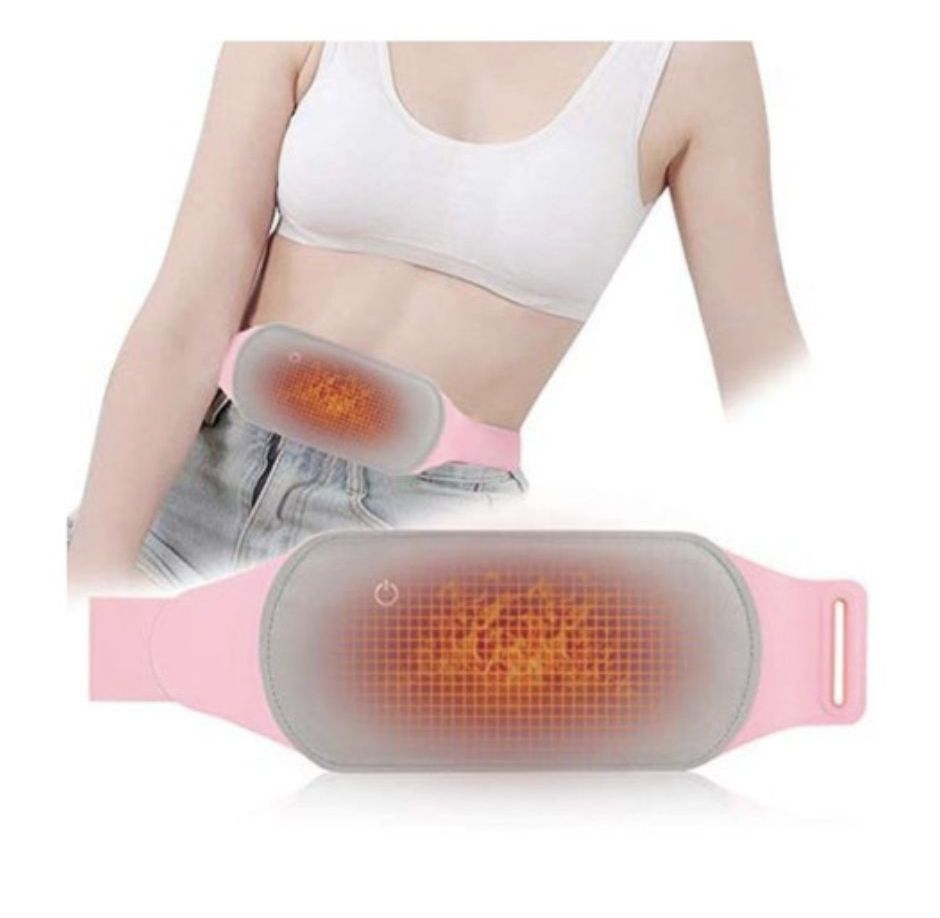 Cinturon Termico Vibracion Para Espalda Colicos Cuello Usb