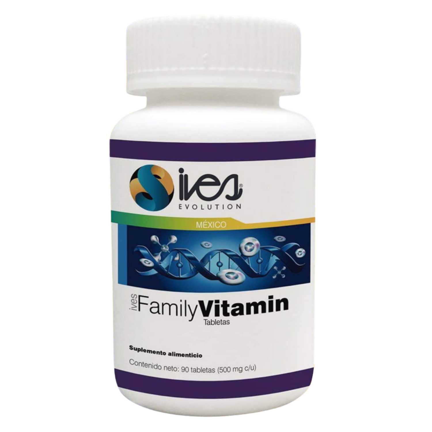 Multivitamínico tabletas Niños Family Vitamin kids Ives México 90 Tabs