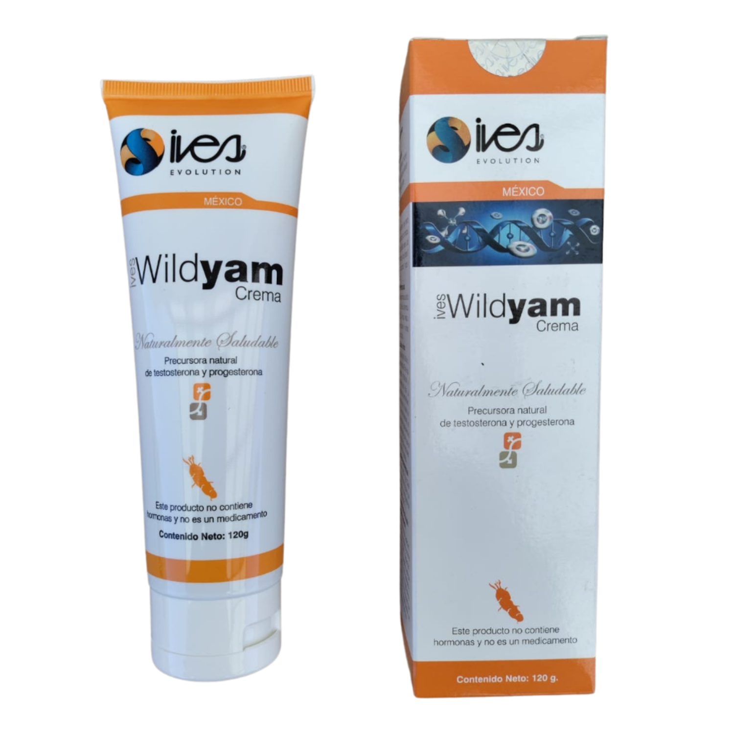 Wild Yam Ives México Crema de Camote Silvestre Orgánica 120 Gr.