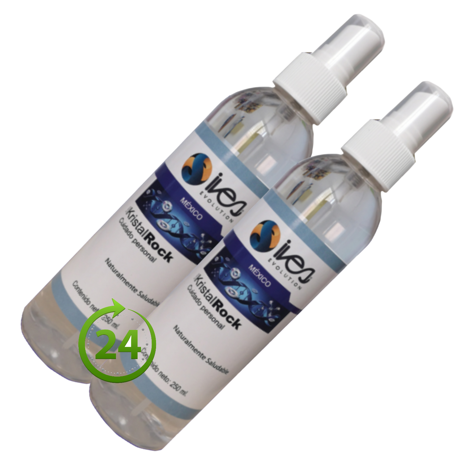 Kristal Rock Spray Ives Evolution México Pack 2 pz. Desodorante Ecológico Natural