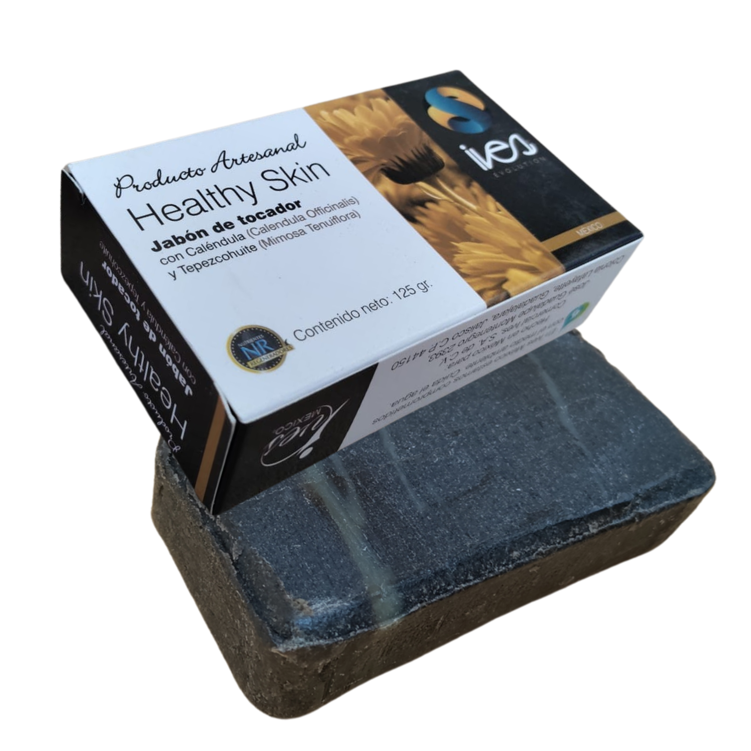 Jabón Artesanal Caléndula Tepezcohuite Coco Healthy Skin Ives Evolution México 3 pack
