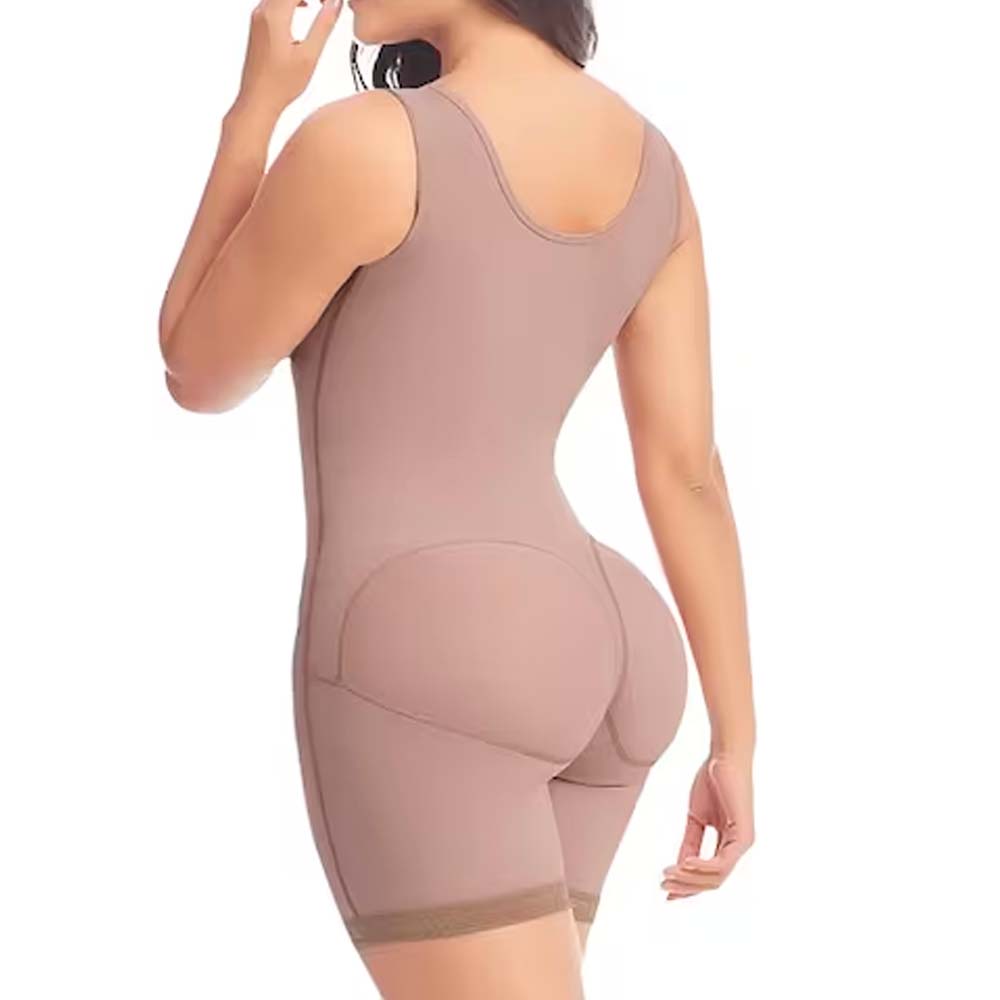 Faja Colombiana Reductora Moldeadora Fajate Postoperatoria Con Brasier Y Cierre Lateral Para Mujer