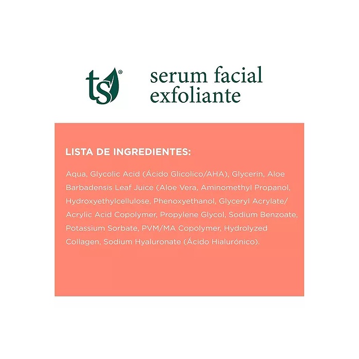 Serum Facial 86% Natural - Acido Glicolico Hialuronico 50ml