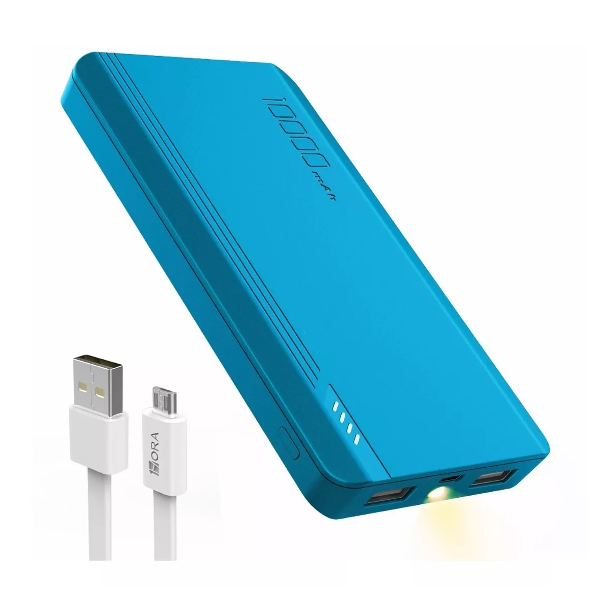 Power Bank Pila Bateria Portatil 10000mah Carga Rapida 1hora Azul
