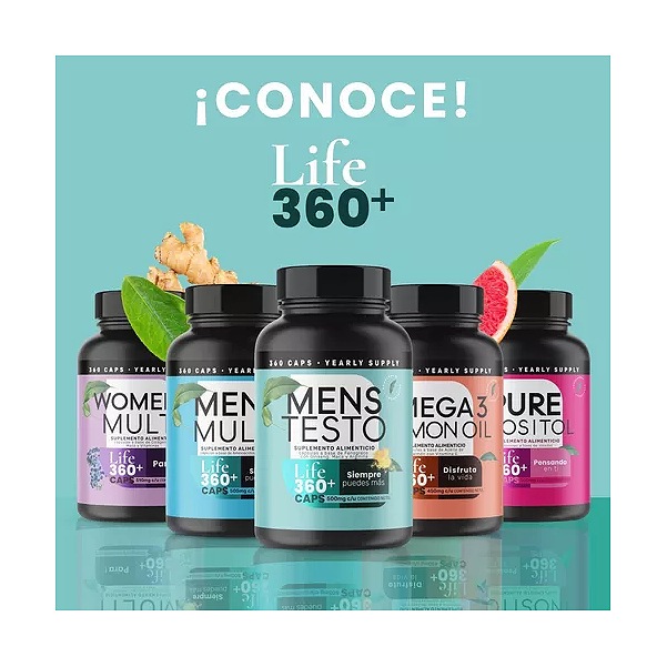 360 Capsulas Mens Testo Precursor Testosterona Fenogreco