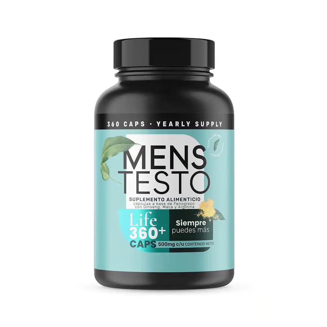 360 Capsulas Mens Testo Precursor Testosterona Fenogreco
