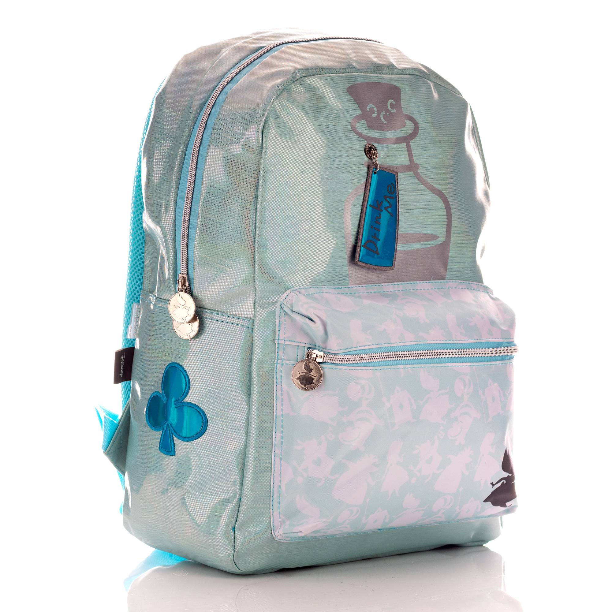 Mochila Disney Alicia en el Pais de las Maravillas Color Azul Original