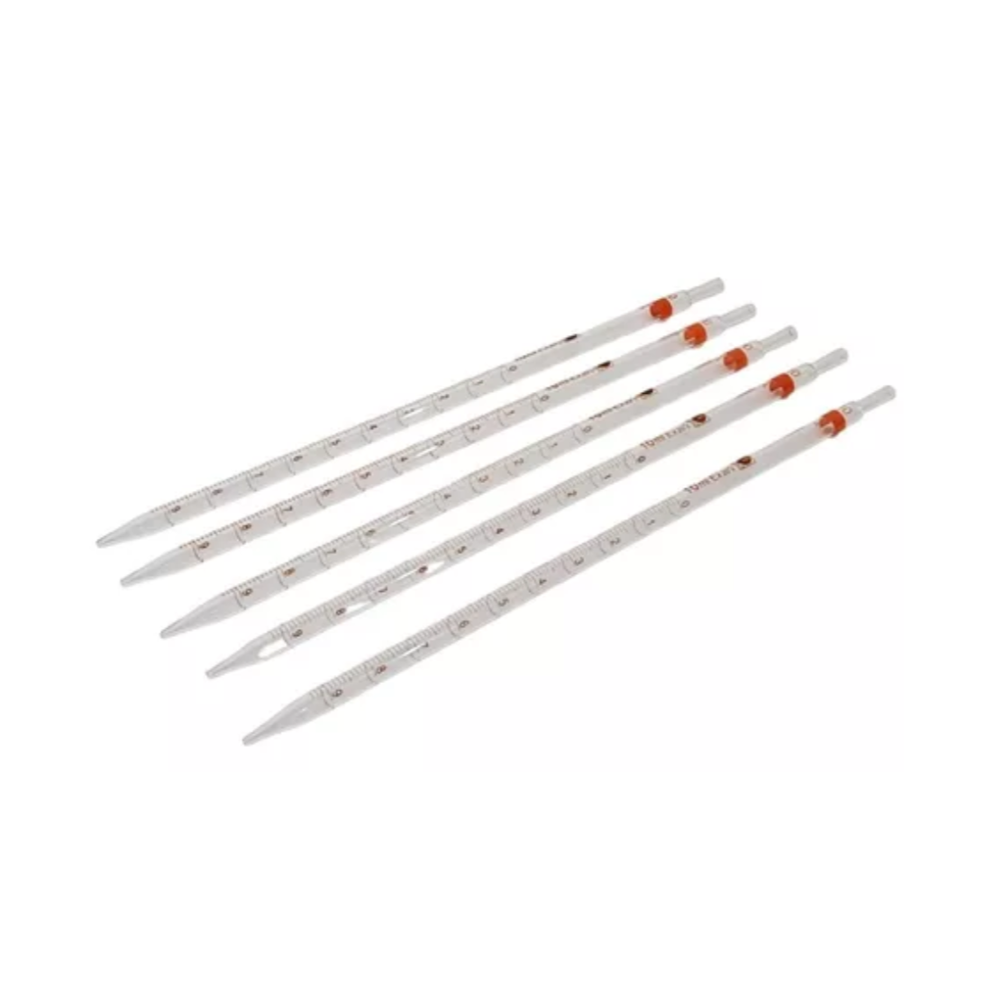 Pipeta Serologica Vidrio Clase A 10 Ml Jf Lhabo Paq C/5