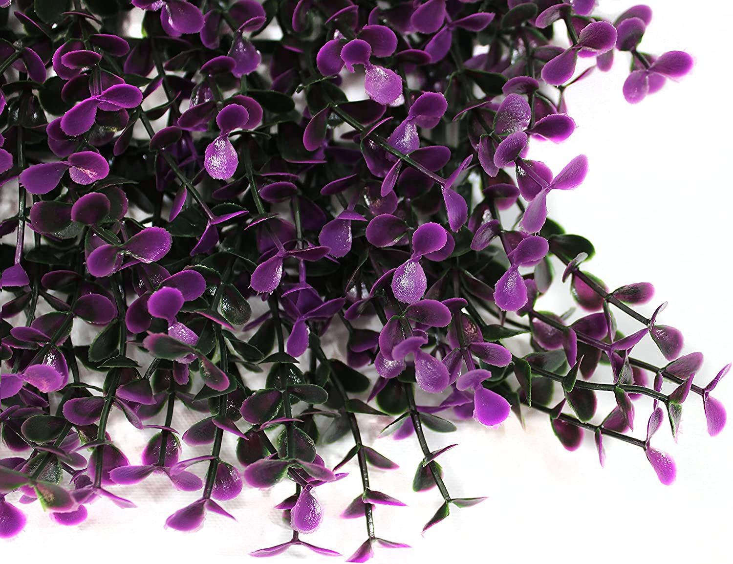 Follaje Sintetico Arrayan Morado Tekno Step 4 Pzas 50x50 Cm 1m2