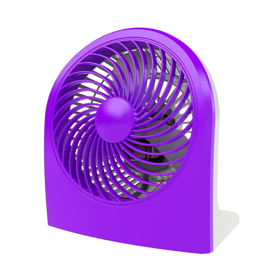 Ventilador de Mesa / Piso 9 Pulgadas Morado Mytek 3199.