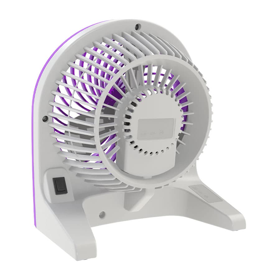 Ventilador de Mesa / Piso 9 Pulgadas Morado Mytek 3199.