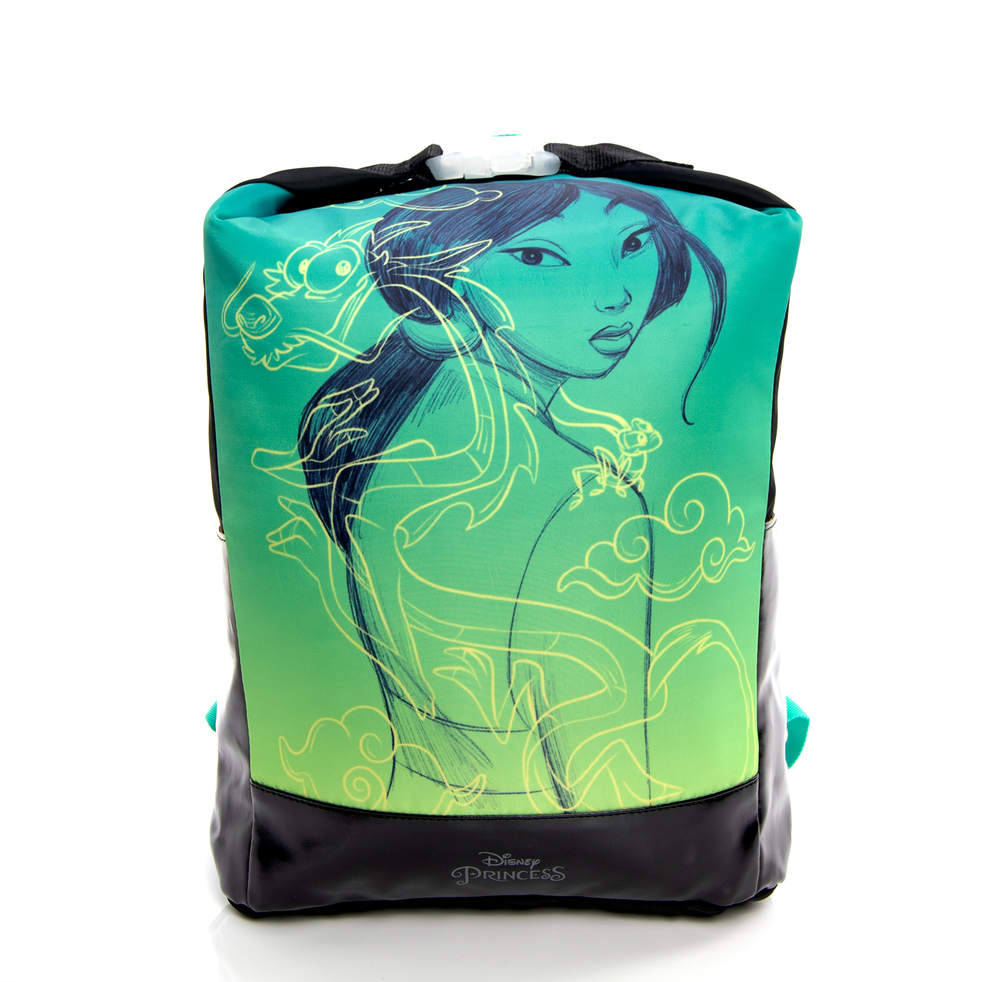 Mochila Hardhead Disney Princesas Mulán Original color Verde