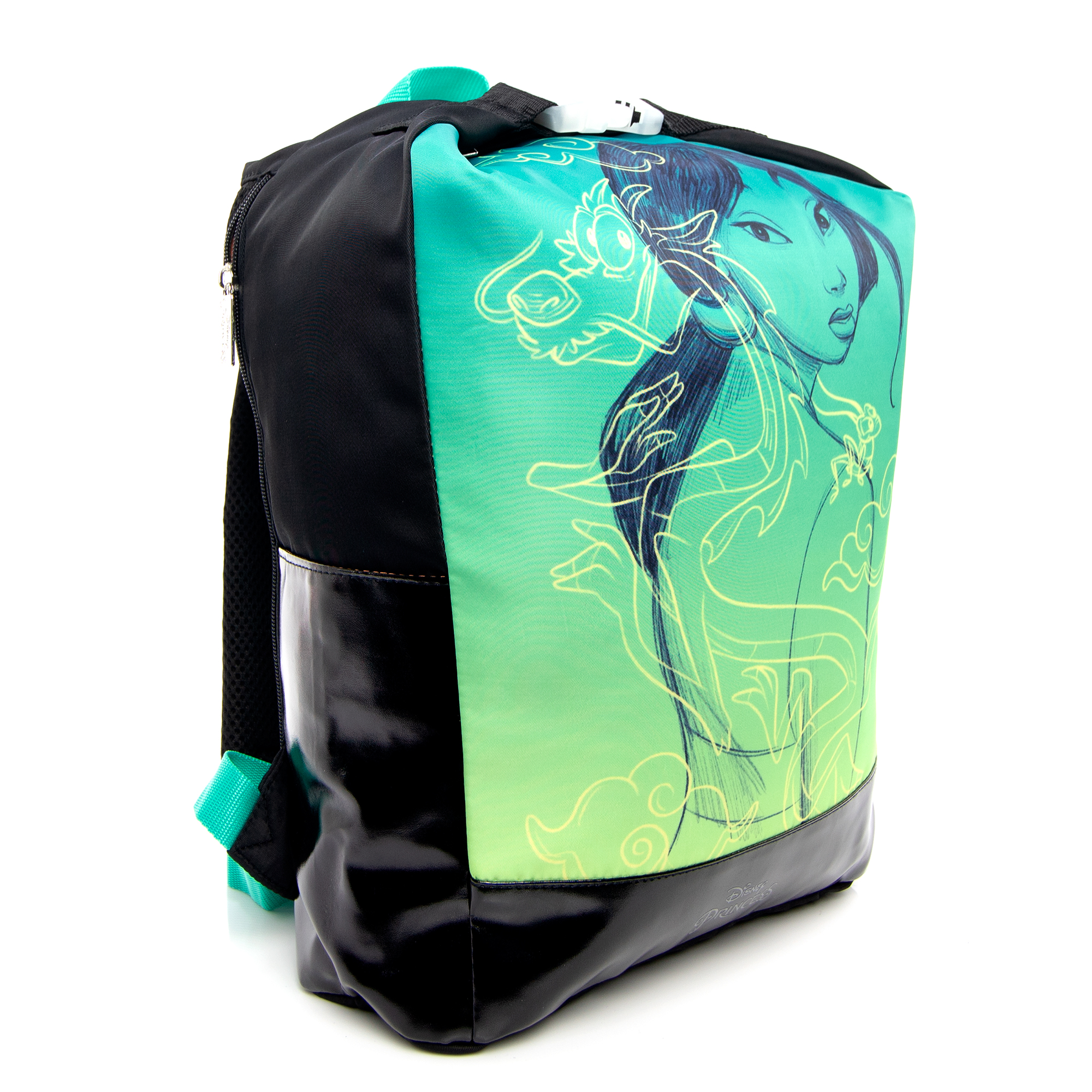 Mochila Hardhead Disney Princesas Mulán Original color Verde