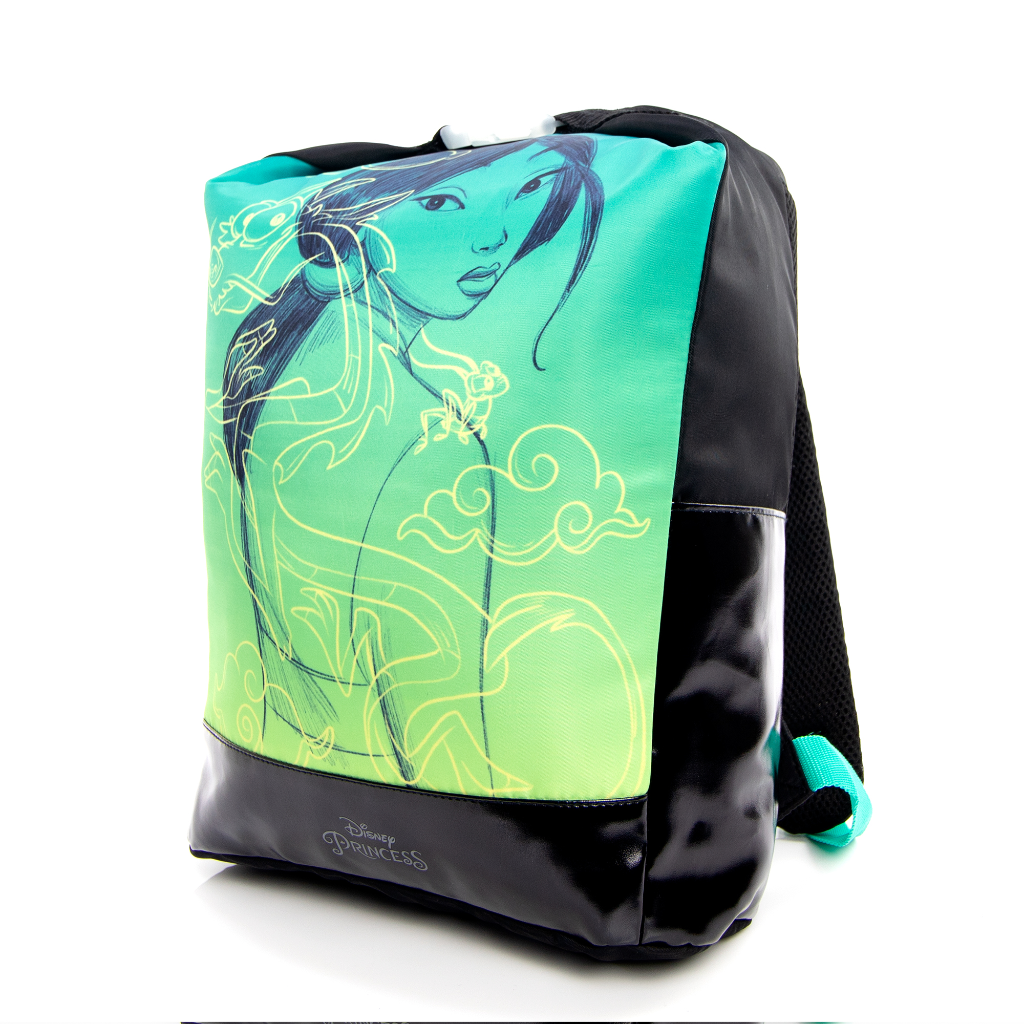 Mochila Hardhead Disney Princesas Mulán Original color Verde