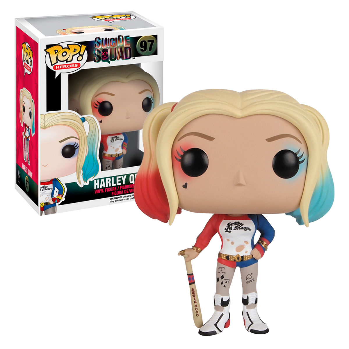 Funko Pop Harley Quinn #97 Escuadron Suicida DC Figura Original