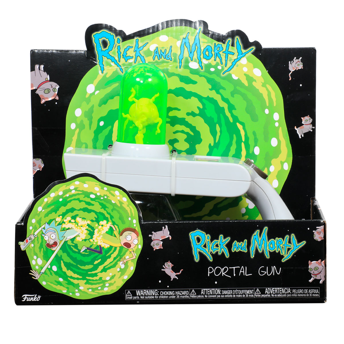 Funko Pistola Portal Rick And Morty Con Luz Y Sonido Figura Original