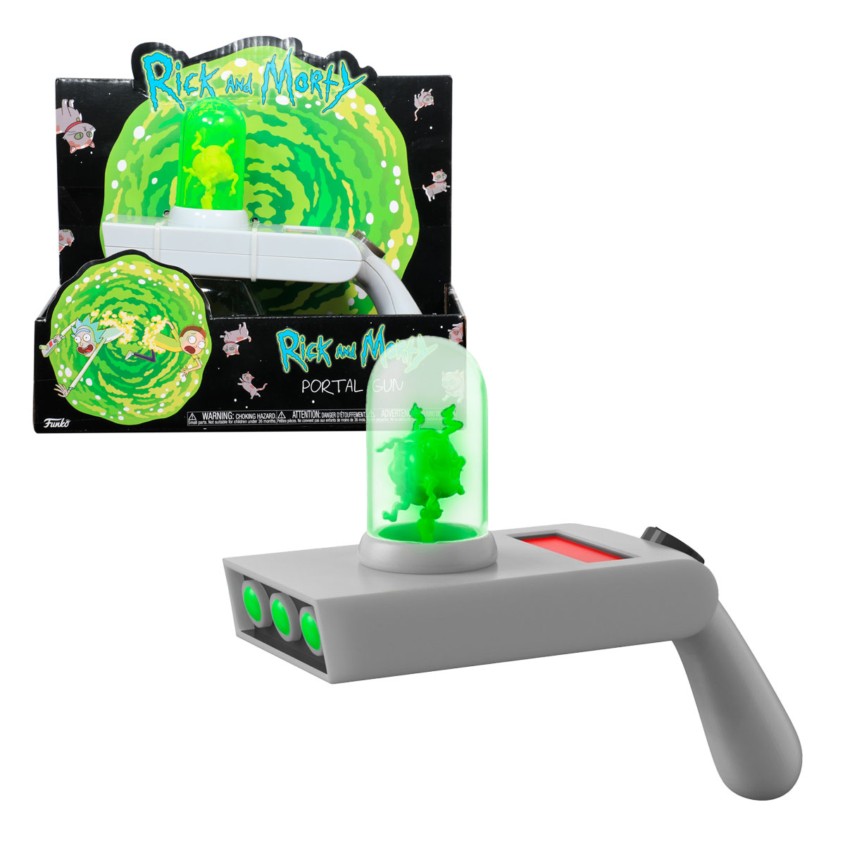 Funko Pistola Portal Rick And Morty Con Luz Y Sonido Figura Original