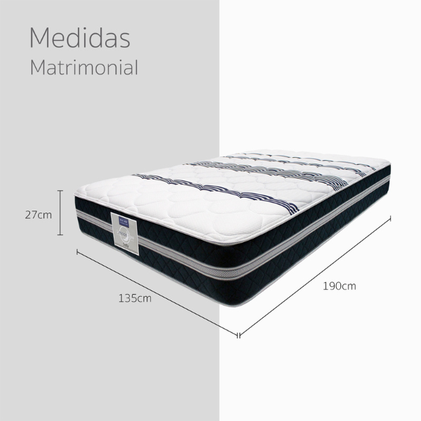 Colchones Matrimonial Restonic Sally Ultra Confort Premium
