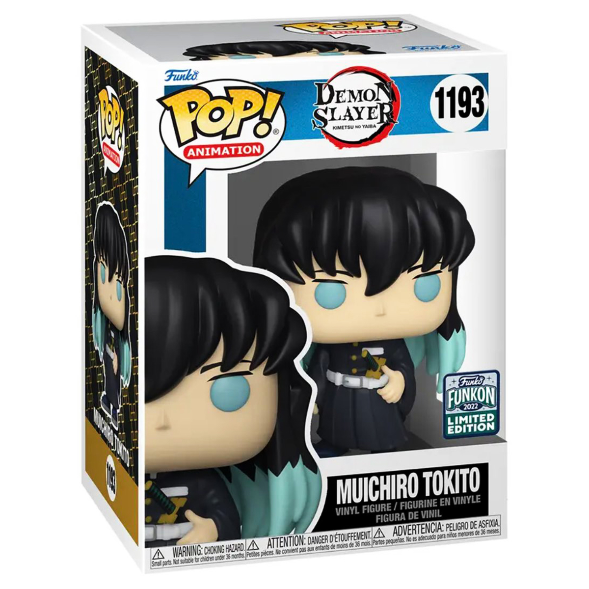 Funko Pop Muichiro Tokito #1193 Pilar De La Niebla Demon Slayer Anime Original