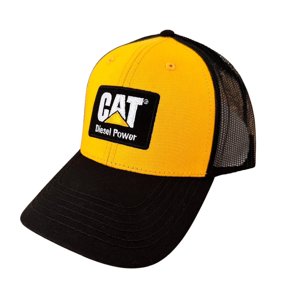 Gorra Cat Caterpillar Cachucha Amarilla Negra Diesel Power