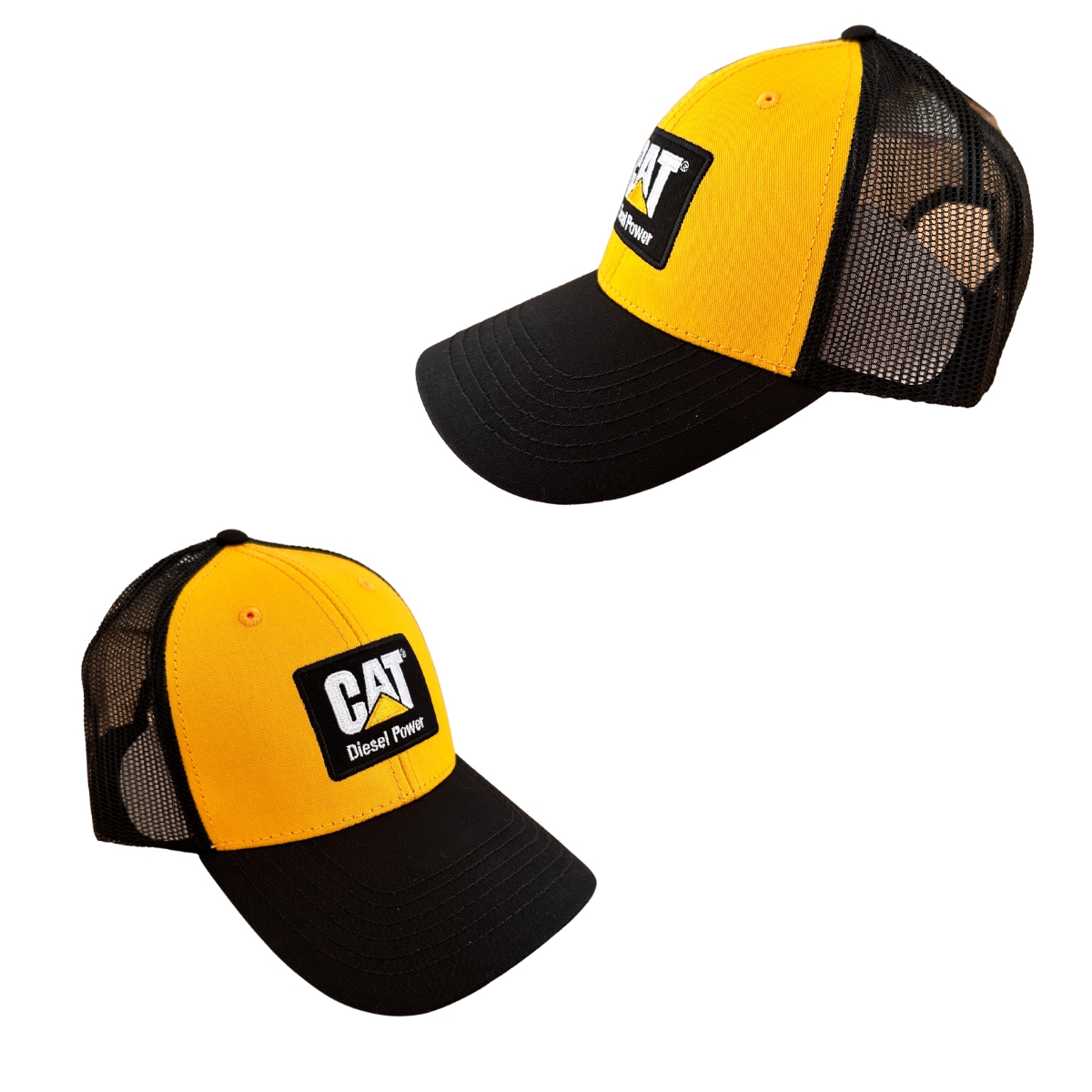 Gorra Cat Caterpillar Cachucha Amarilla Negra Diesel Power