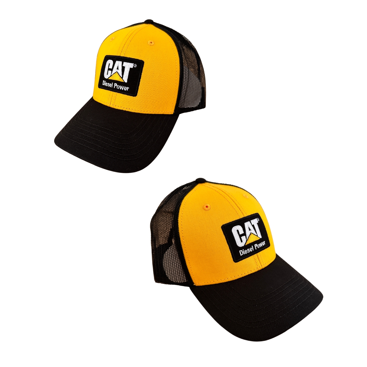 Gorra Cat Caterpillar Cachucha Amarilla Negra Diesel Power