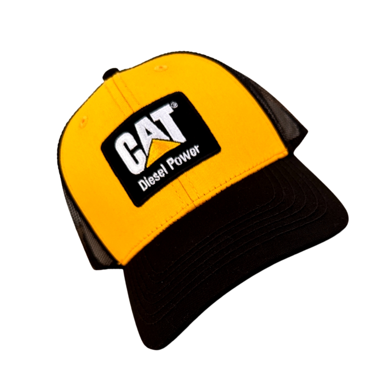 Gorra Cat Caterpillar Cachucha Amarilla Negra Diesel Power