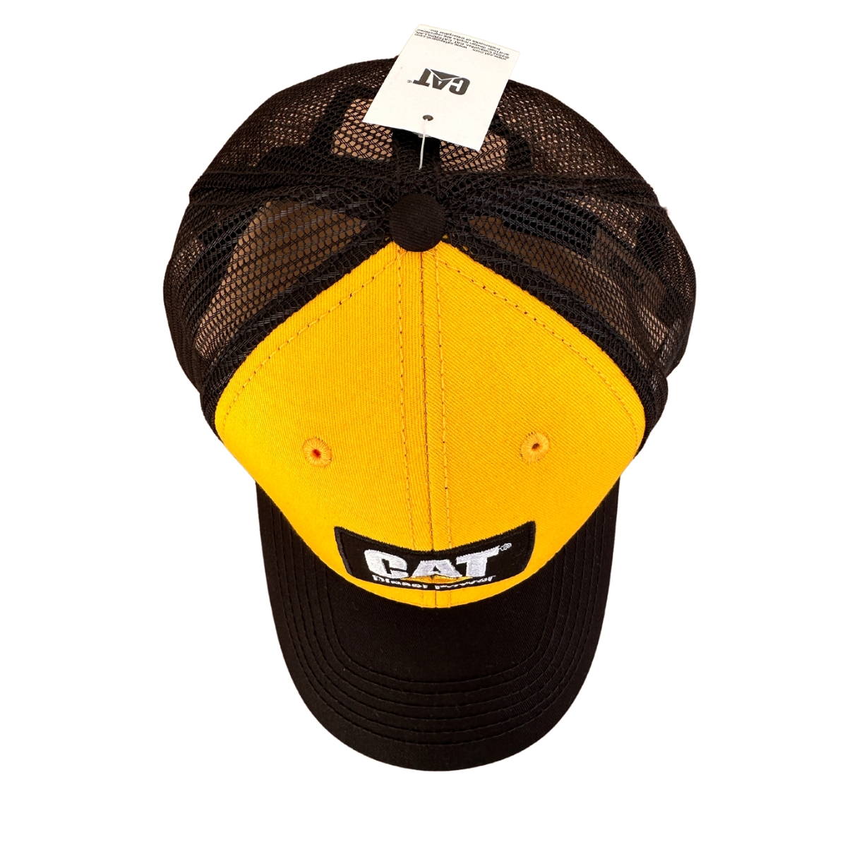 Gorra Cat Caterpillar Cachucha Amarilla Negra Diesel Power