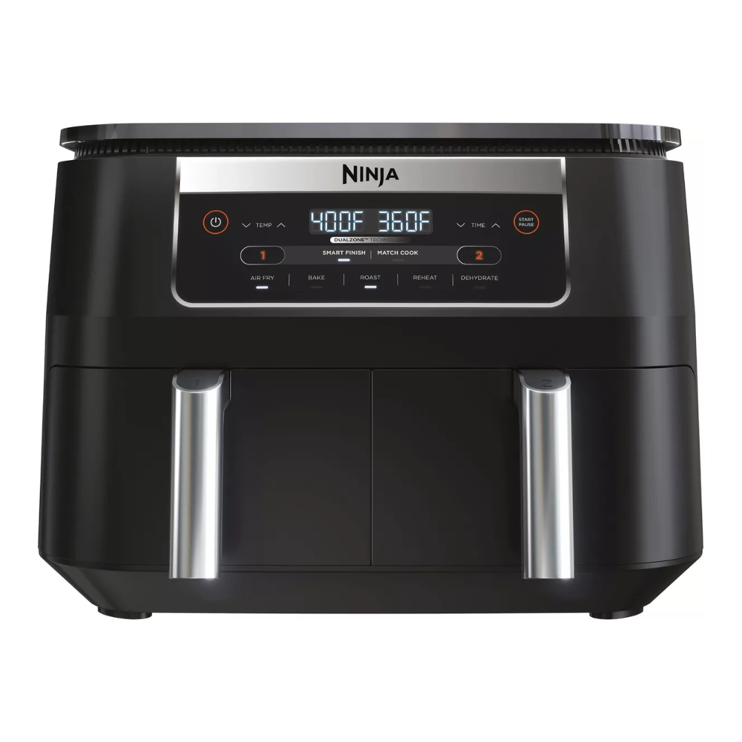 Ninja - Freidora De Aire Foodi 5 En 1 Dual Zone Dz090