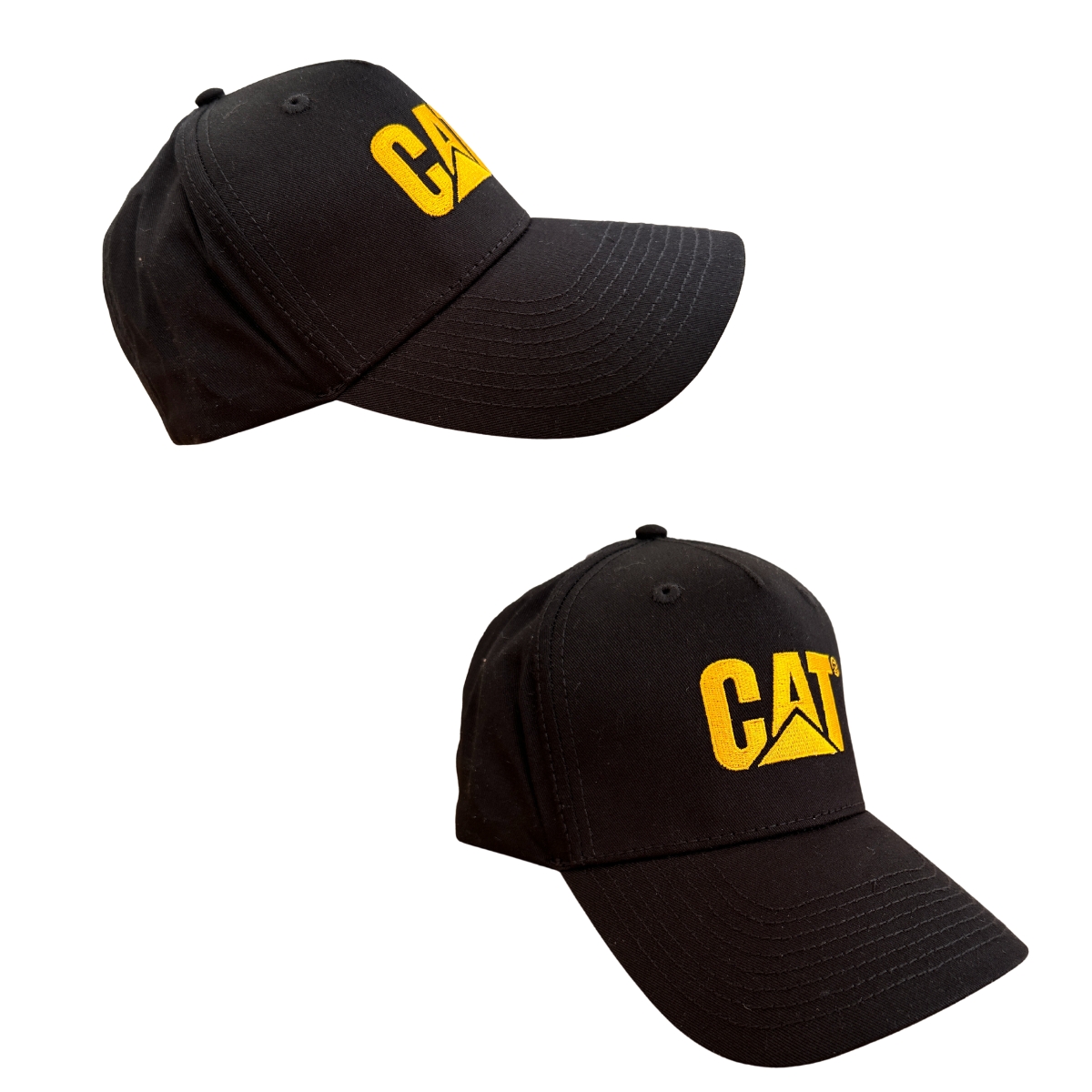Gorra Cat Original Trucker Cachucha Caterpillar Negra Snap