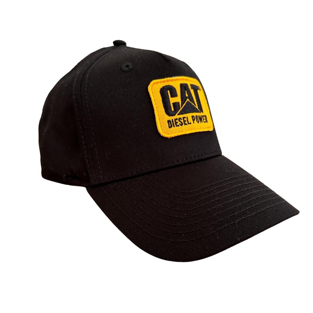 Gorra Cat Original Trucker Cachucha Caterpillar Negra Diesel