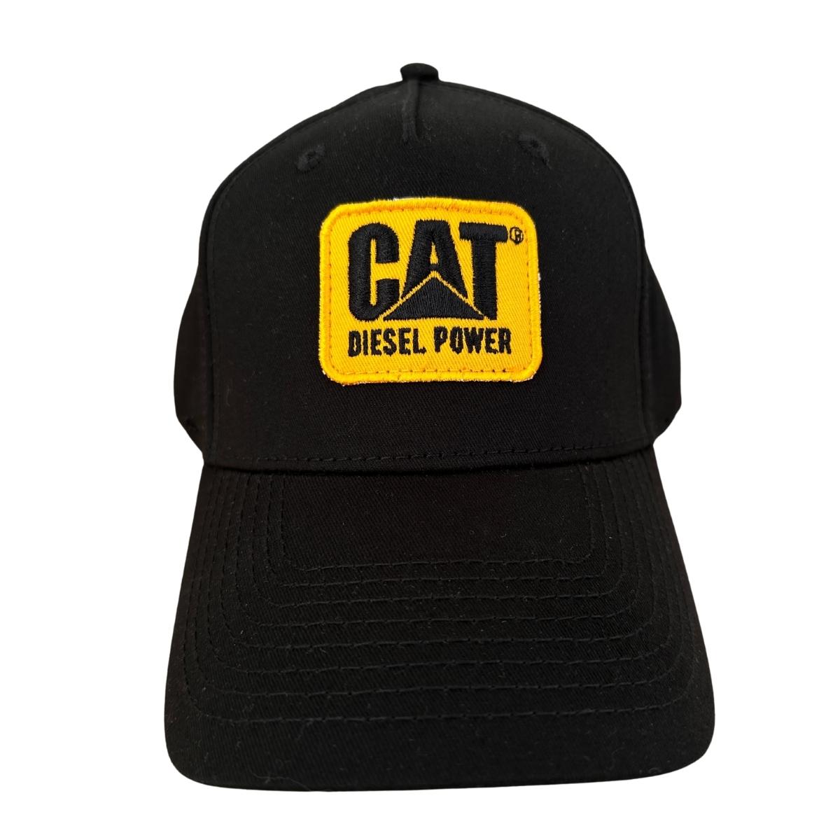 Gorra Cat Original Trucker Cachucha Caterpillar Negra Diesel