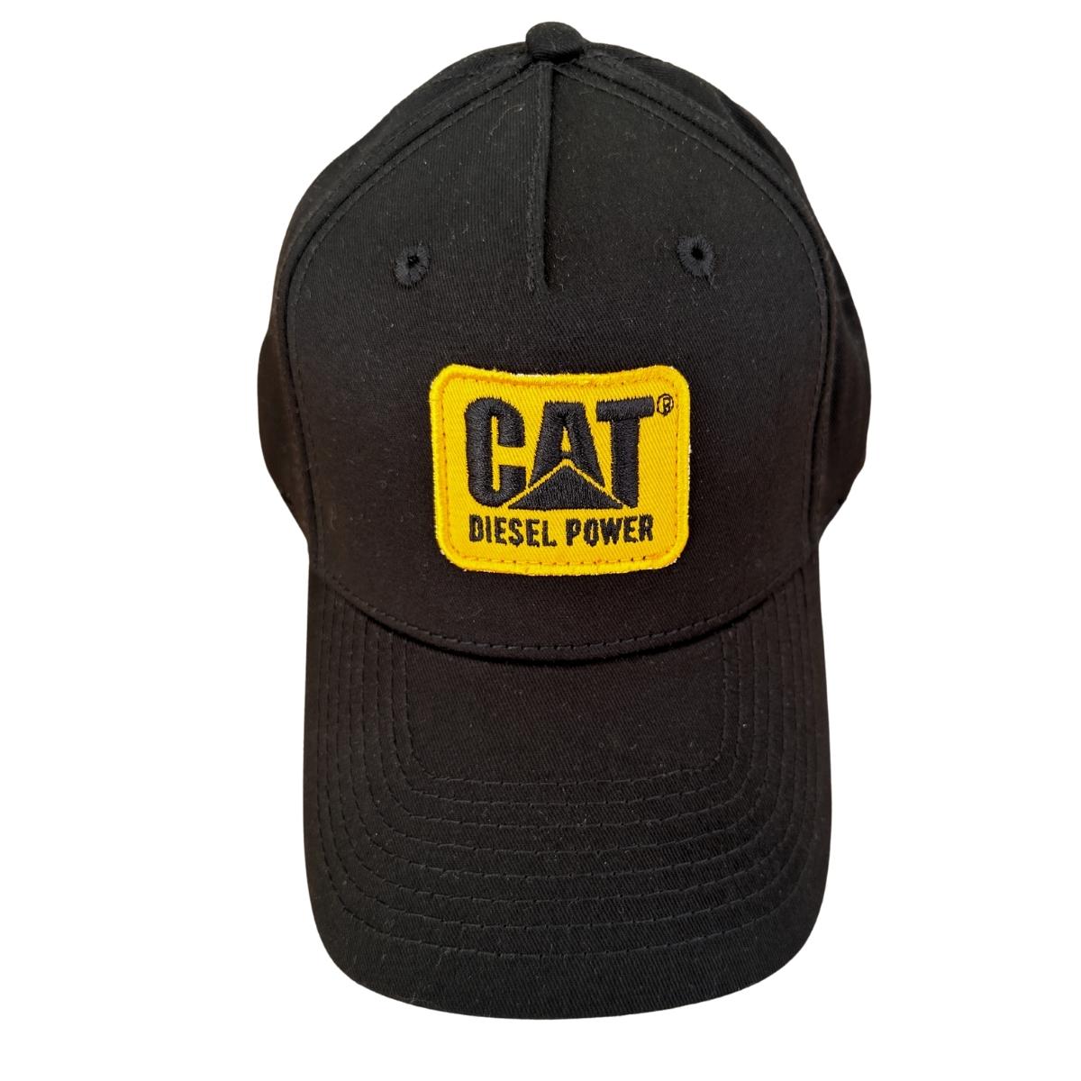 Gorra Cat Original Trucker Cachucha Caterpillar Negra Diesel