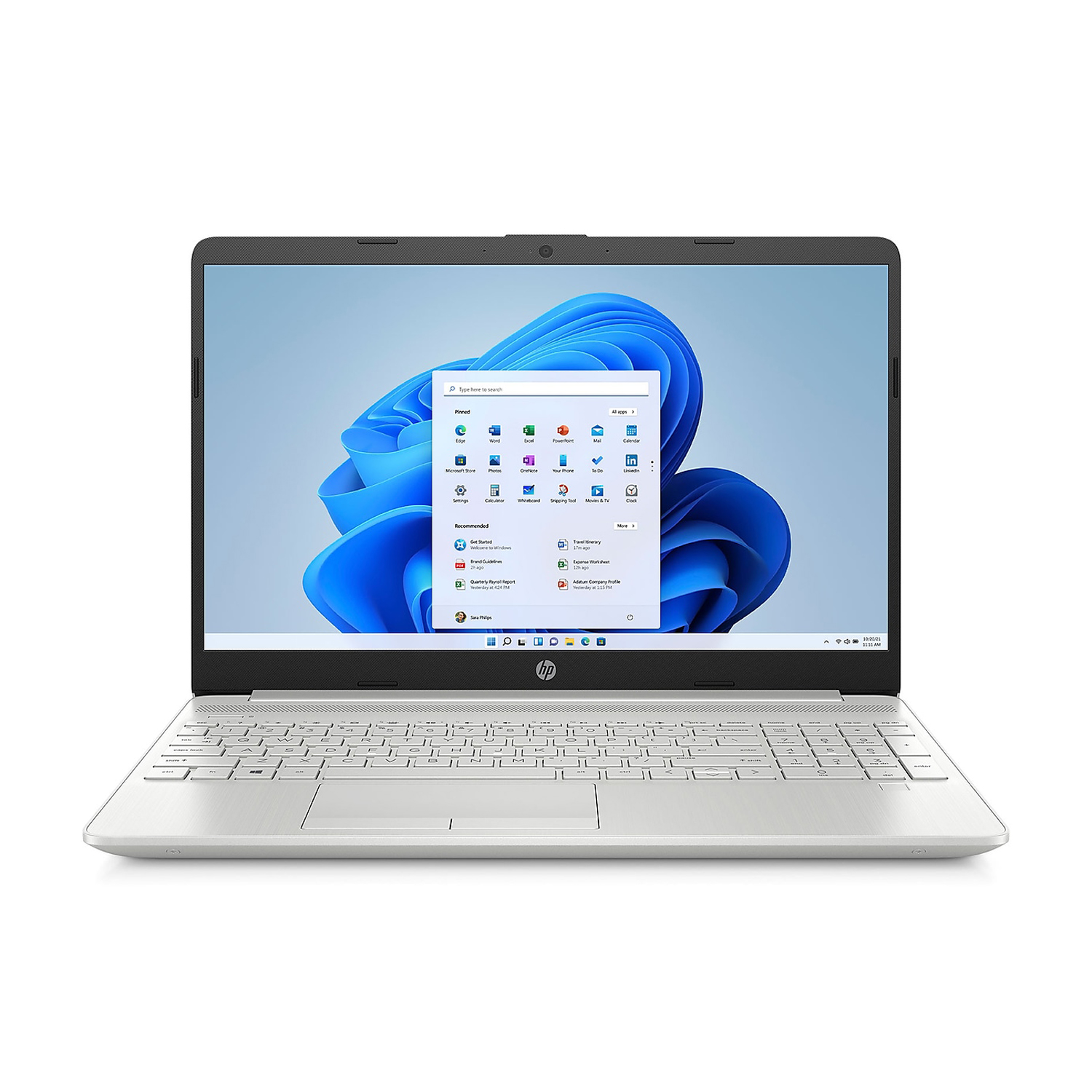 HP (15-DW3363ST) 15.6" I3-1125G4 8GB 256GB SSD W11 PLATA