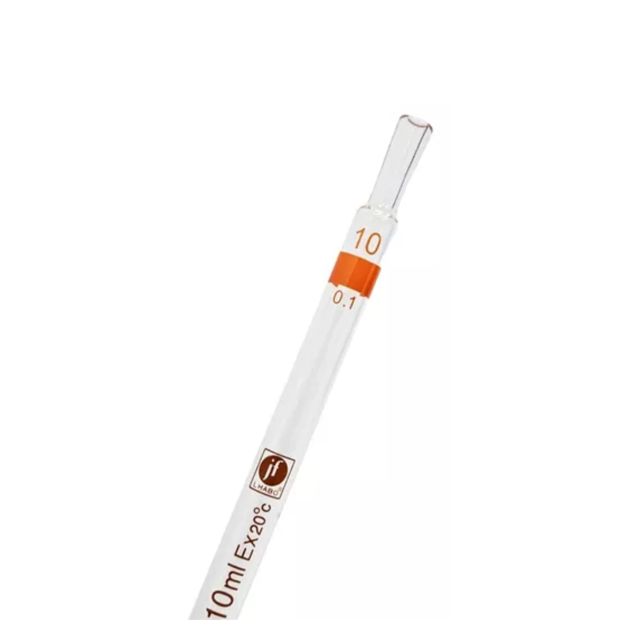 Pipeta Serologica Vidrio Clase B 10 Ml Jf Lhabo Paq C/5