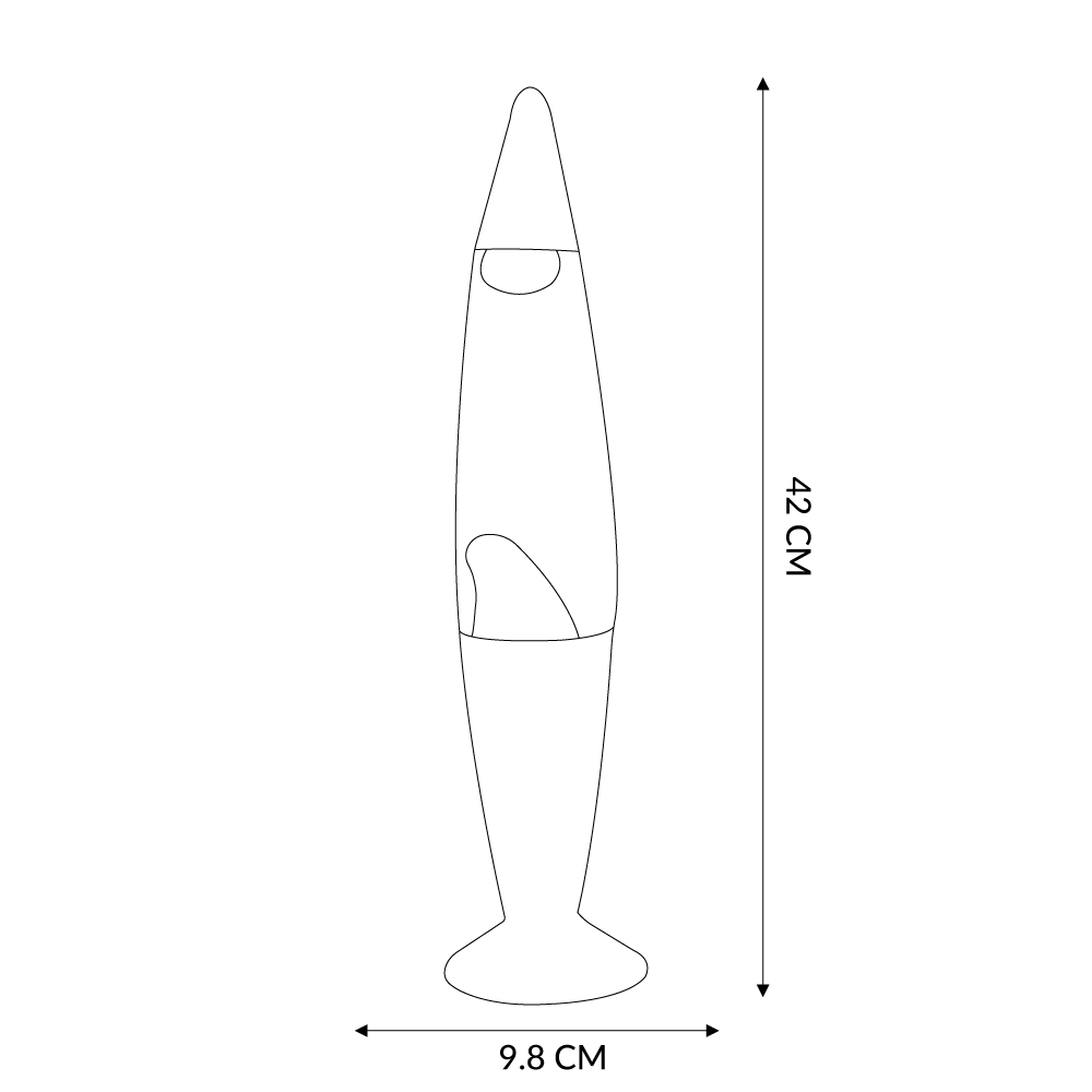 Lámpara de Lava color Morada Mil Luces