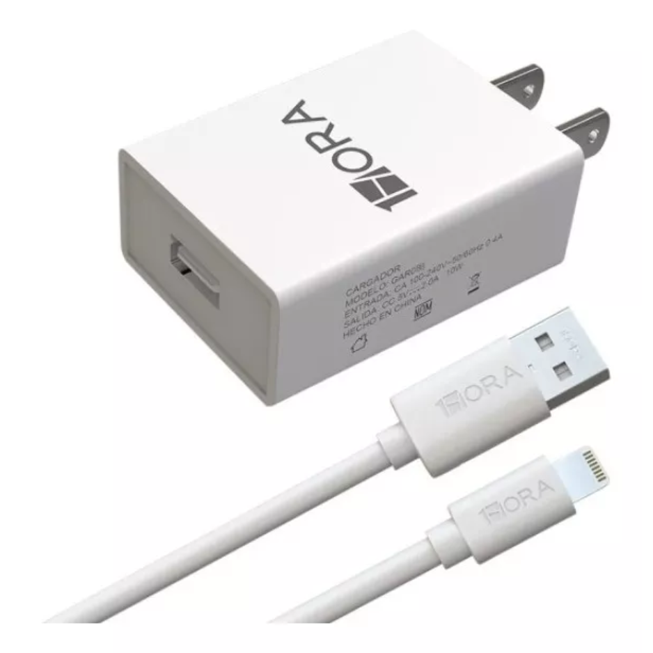 Cargador de iphone 1 hora