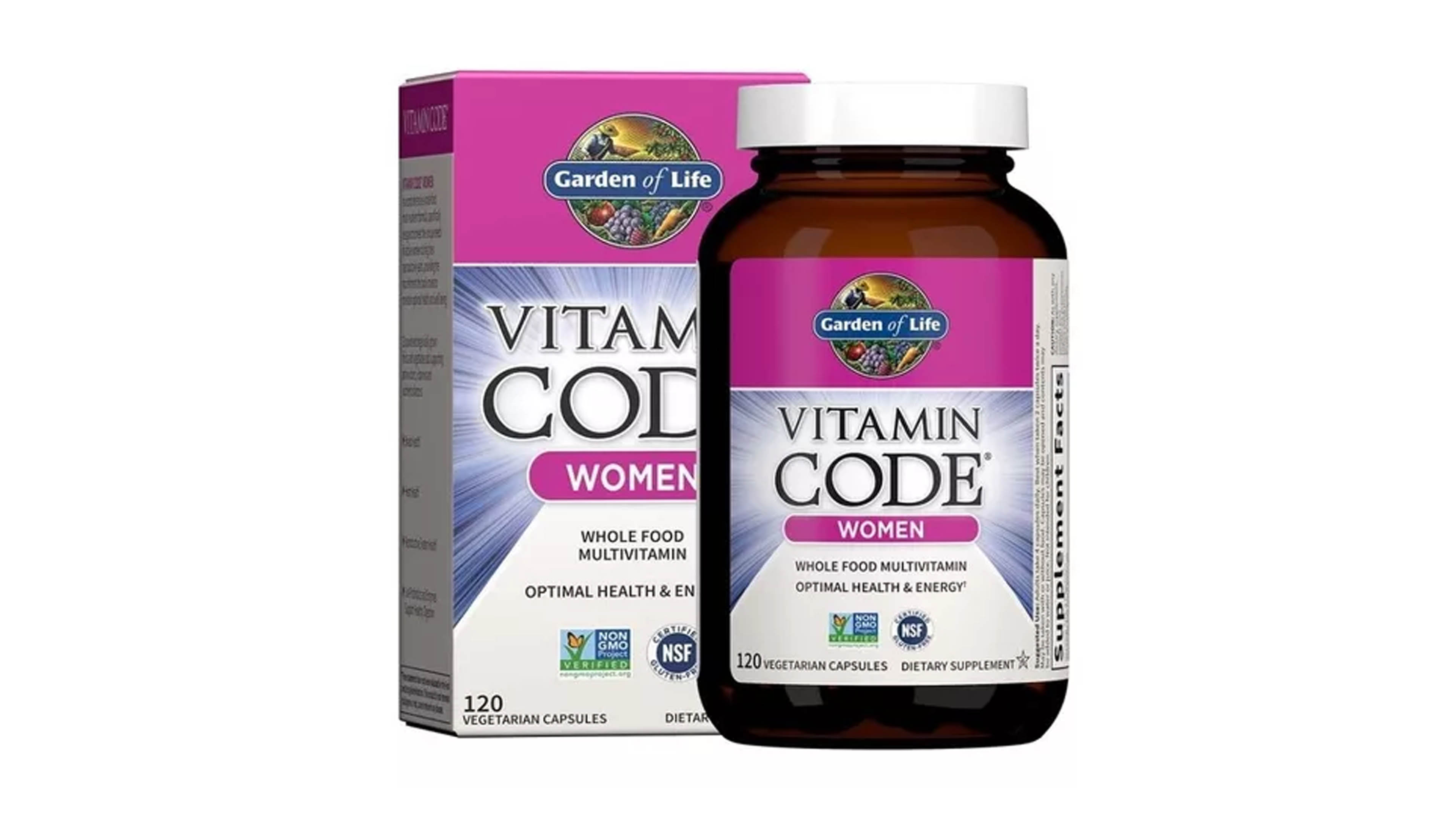 Multivitamínico Garden of Life Vitamin Code Women 120 Caps Con Selenio Y Biotin 