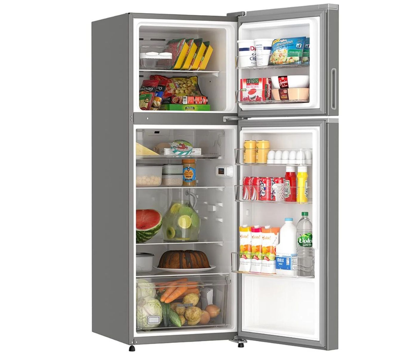 Refrigerador whirlpool top mount 13 pies cúbicos mod. wt-1331d tecnología anti fingerprint